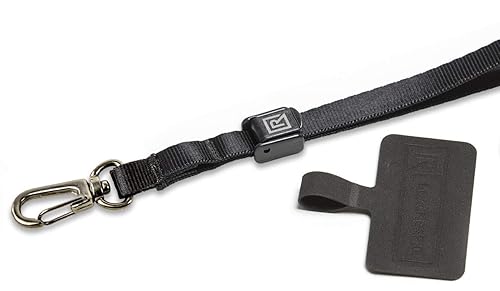 BLACKRAPID Wander-Lanyard Set for Smartphone, 17.5" (35" in a Loop) Neck Strap with Tether Tab