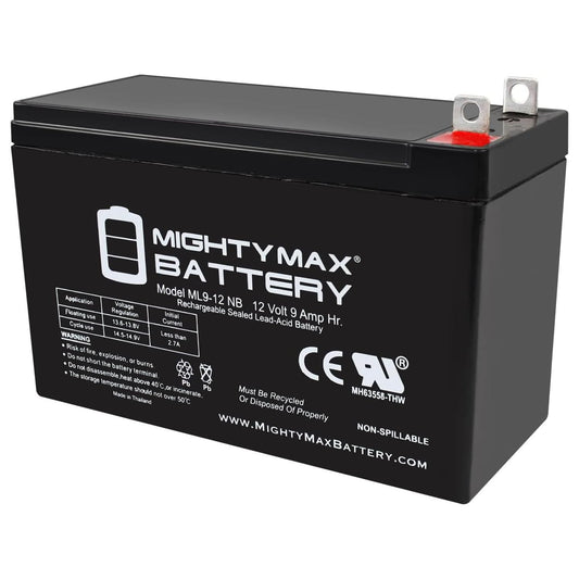 Mighty Max Battery 12V 9AH SLA Battery Replacement for Generac YD9-12