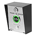 Seco-Larm SD-9963-KSGQ Enforcer Post-Mount No-Touch Sensor with Access Box, Adjustable Delay Timer & Override Button; Adjustable Sensor Range Up to 7"