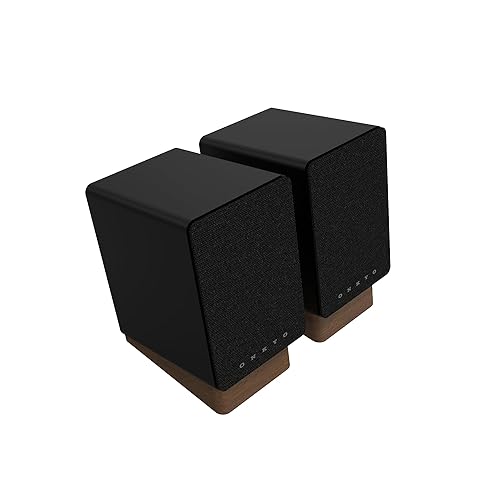 Onkyo Creator Series GX-10DB Powered Speakers, Black - 3" woofer, USB/C, line/Phono, Optical Ports and Bluetooth 5.3 LE Audio connectivity