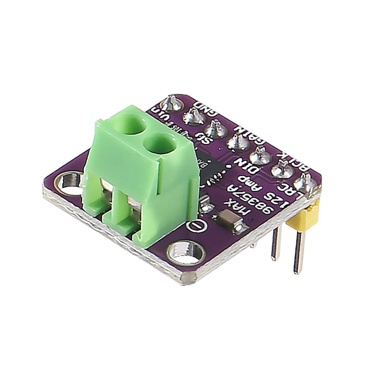 AITRIP 5PCS MAX98357 I2S Audio Amplifier Module,Audio Amplifiers Filterless Class D Amplifier,for Arduino ESP32 Raspberry Pi (Welding)