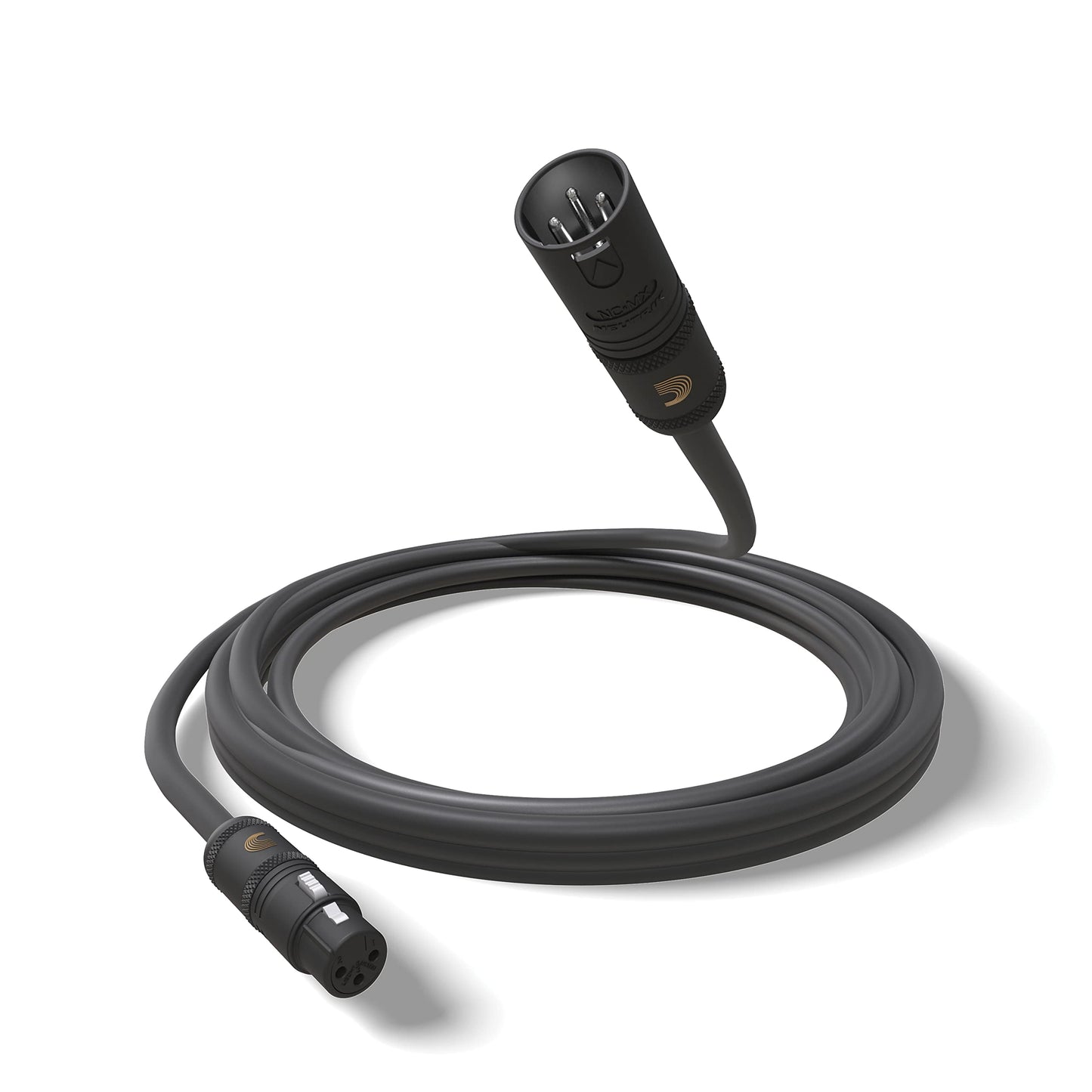 D'Addario Accessories Microphone Cable - XLR Cable - Copper Braid Shield - Optimal Signal Transfer - American Stage - 25 Feet/7.62 Meters - 1 Pack