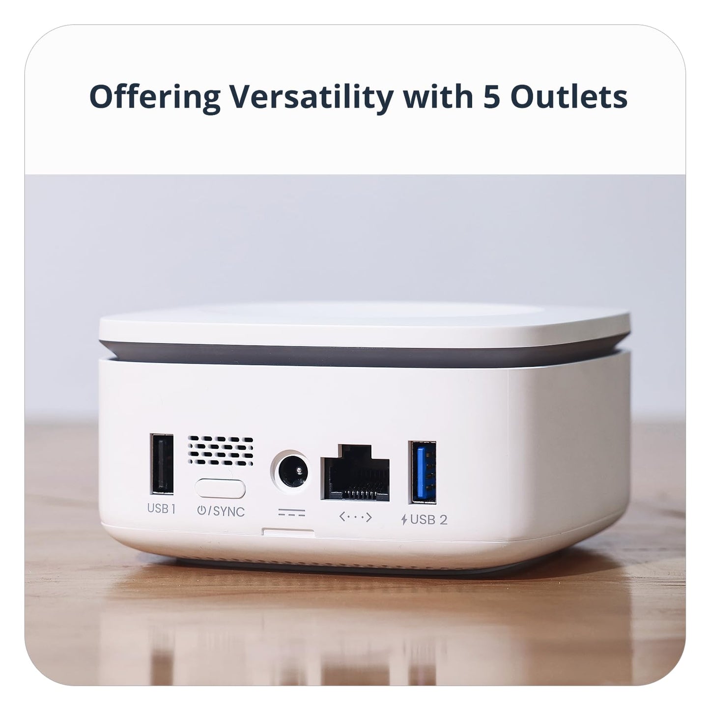 Safemo Smart Hub(Compatible with Safemo Cameras Only), Local Expandable Storage up to 4TB, All-in-one Smart Surveillance, No Monthly Fees