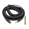 Rhinenet Extension Coiled DJ Cable for AKG Q701 K702 K271 K272 K240 MKII K242 K267 k141 k171 Headphones