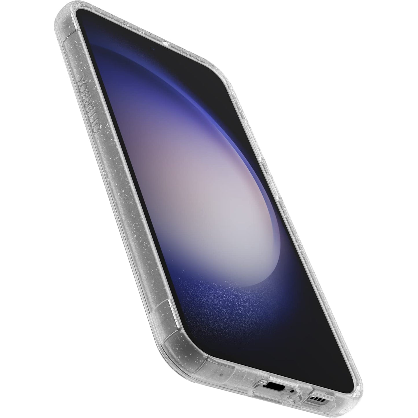 OtterBox Galaxy S23+ Symmetry Series Case - Stardust (Clear/Glitter), Ultra-Sleek, Wireless Charging Compatible, Raised Edges Protect Camera & Screen