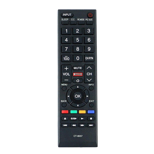 New CT-8037 Replaced Remote Compatible with Toshiba LED SMART HDTV 40L3400 40L3400U 58L5400 65L5400 50L3400 40L3400UC 50L3400U 50L3400UC 58L5400U