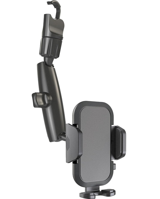 Oceavity 2026 Upgraded Rear View Mirror Phone Holders for Your Car, Multi-Directional Dual 360 Rotatable Adjustment Phone Mount for iPhone Android