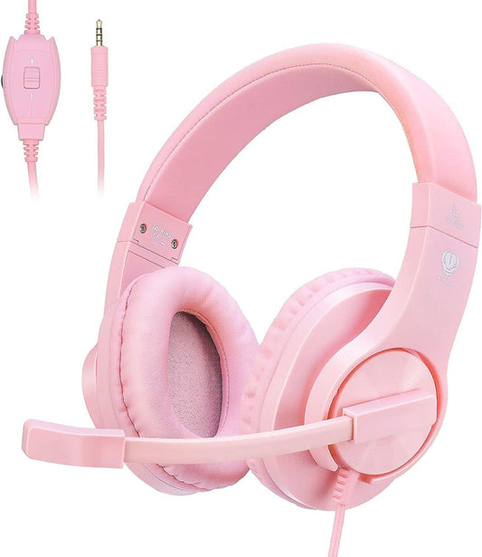 DIWUER Gaming Headset for Xbox One, PS4, PS5, Nintendo Switch, Bass Surround and Noise Cancelling 3.5mm Over Ear Headphones with Mic for Laptop PC