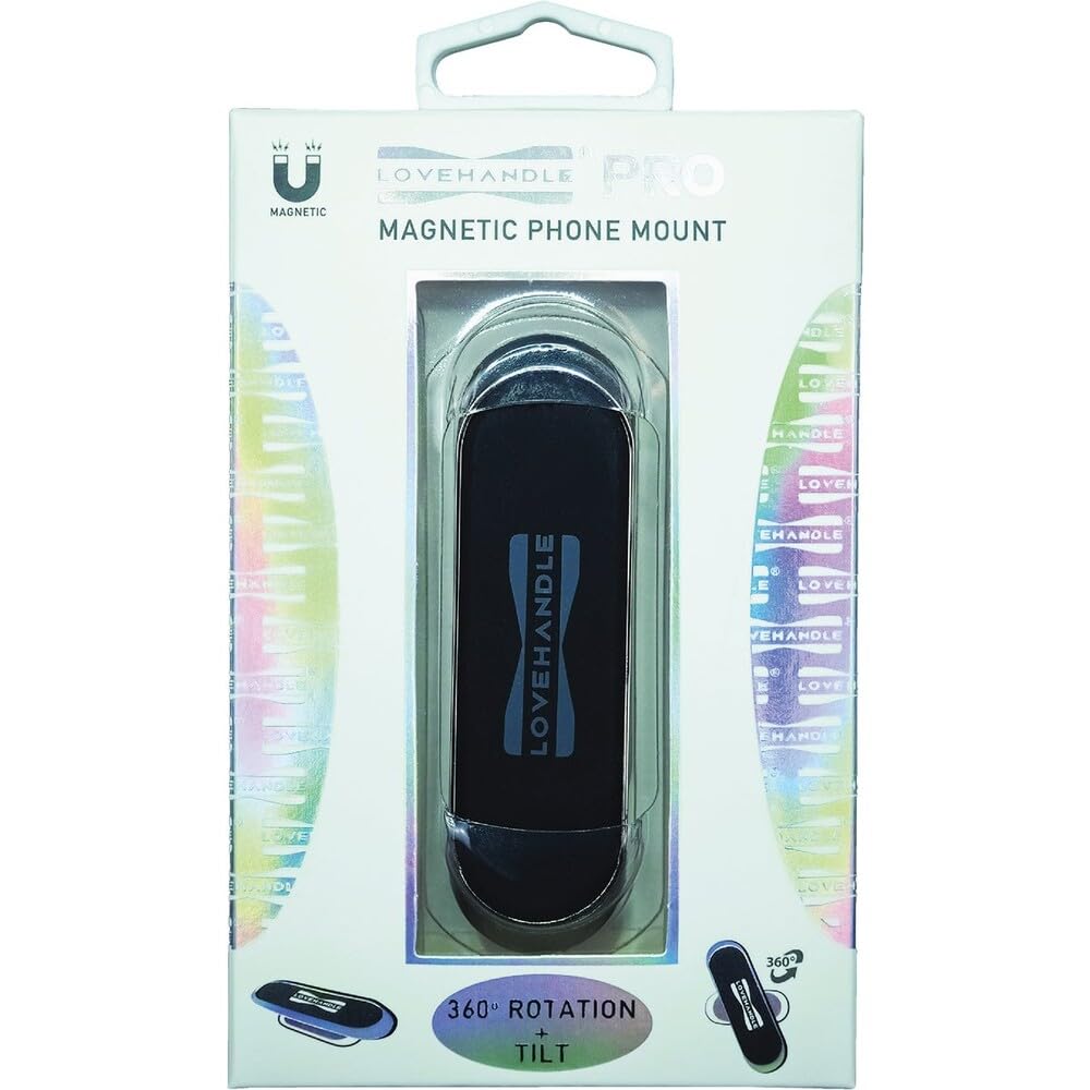 LOVEHANDLE PRO Mount - Magnetic Phone Holder for Car - Portable Electronic Device Mount