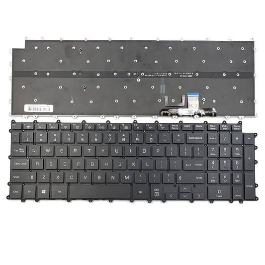 KGIGIBE Replacement Keyboard for LG Gram 17Z90P 17Z90PE 17Z90P-G 17Z90P-K 17Z90P-N 17Z95P Laptop US Layout with Backlit AEW74230312