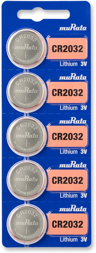 Murata CR2032 Battery DL2032 ECR2032 3V Lithium Coin Cell (15 Batteries)