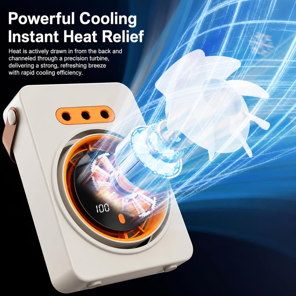KFFNFMJK 2 Pack Desktop 3-Hole Humidification Circulating Fan, 2 in 1 Cooling & Humidifying Desk