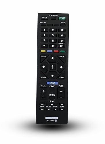 Universal Replacement Remote Control for Sony Bravia Smart TV KDL-48R470B KDL-32R300B KDL-40R350B KDL-40R380B KDL-40R450A KDL-50R450A KDL-32R400A