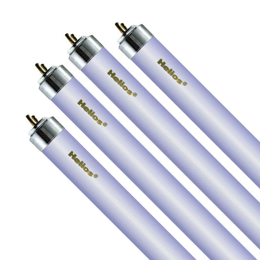 Helios 4PCS T6 Bulb, Replacement for F30T8 30W 36" T8 Fluorescent Lamp Light Bulb Daylight Pink Blue (Actinic Combo) for use with Electronic Ballast