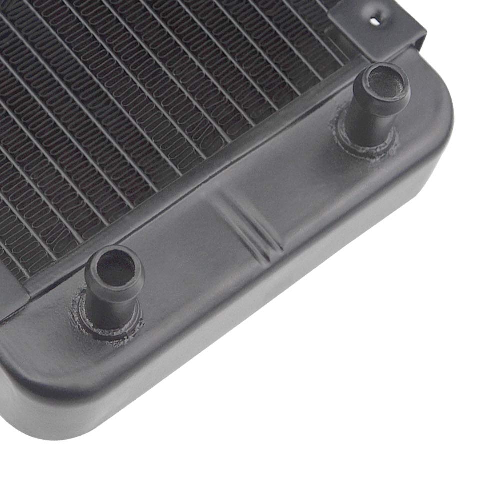 BXQINLENX 18 Pipe Aluminum Heat Exchanger Radiator for PC CPU CO2 Laser Water Cool System Computer 120mm(A)