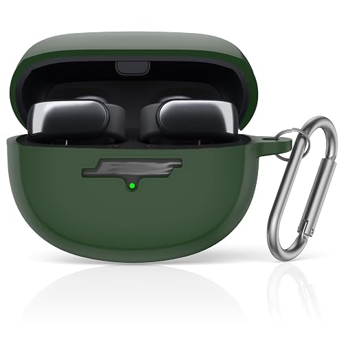 TUDIOW for New Bose Ultra Open Earbuds Case(2024), Silicone Shockproof Protective Cover for Bose Open Ear Wireless Earbuds Accessories