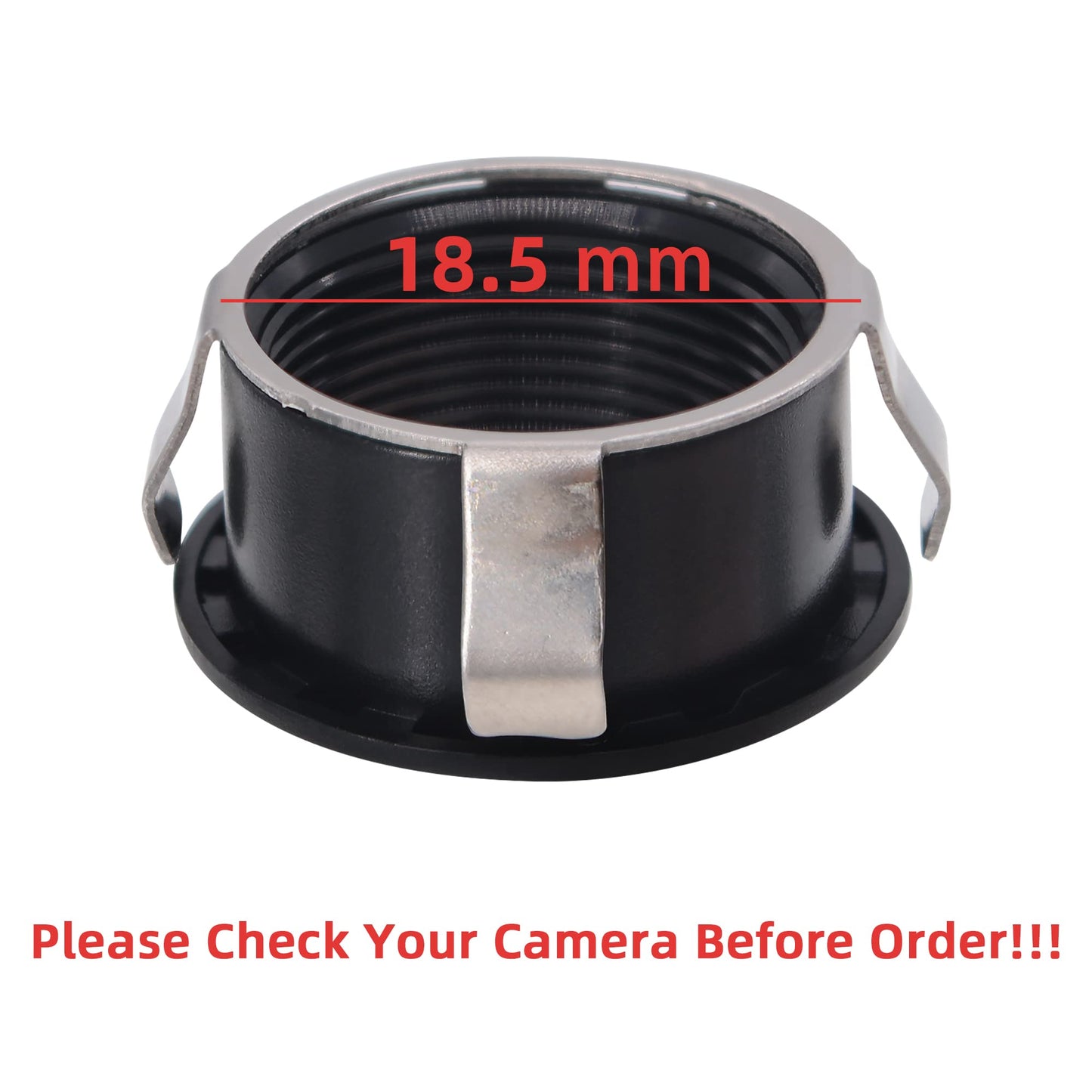 iSaddle Round Car Rear Camera Mounting Bracket Kit - Vehicle Backup Camera Butterfly Mount/Flush Mount Holder for Reverse Front/Side/Rear View Camera