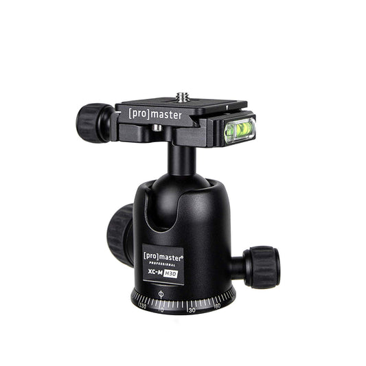 ProMaster XC-MH30 Ball Head - Black - Lightweight and Durable for Professional Photography, (Model 3496)