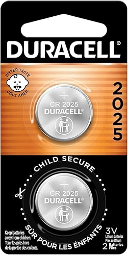 Lithium Keyless Entry Battery, #2025, 3-Volt, 2-Pk.
