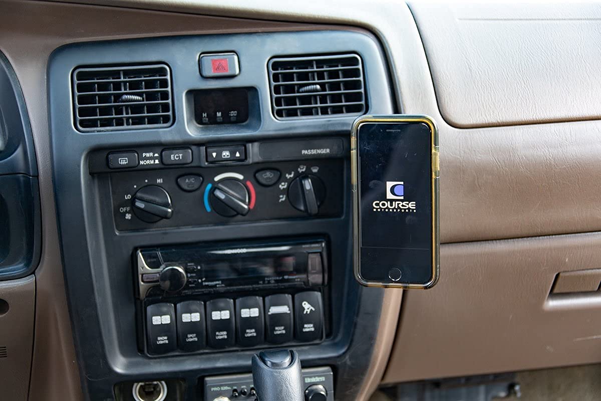 Course Motorsports DirectFit Magnetic Phone Mount and Car Phone Holder for Toyota 4Runner (1996-2002) - Magnetic Head