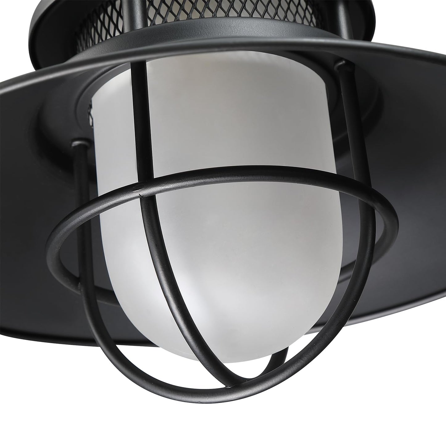 Faymart lighting Outdoor Gooseneck Barn Light Fixture with Cage - Exterior Wall Sconce Farmhouse Gooseneck Light Outdoor Porch Sconce for Garage