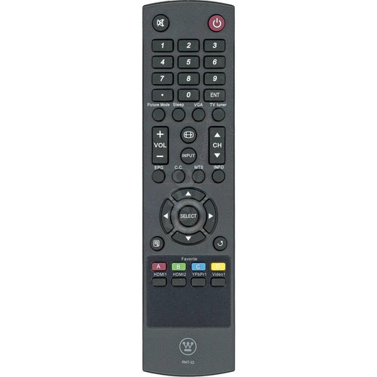 WESTINGHOUSE OEM Original Part: RMT-22 TV Remote Control
