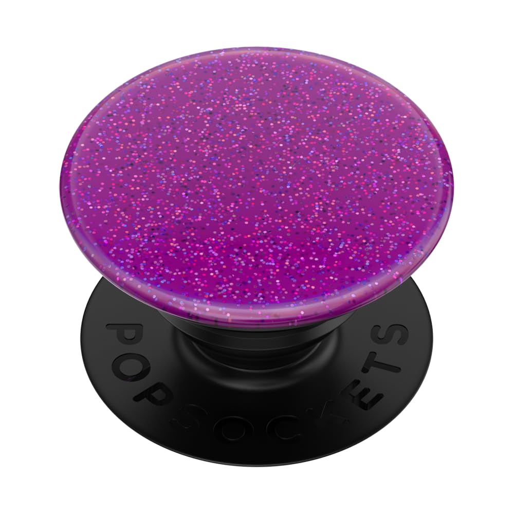 PopSockets Adhesive Phone Grip, Holder, Phone Stand, Glitter - Purple Haze