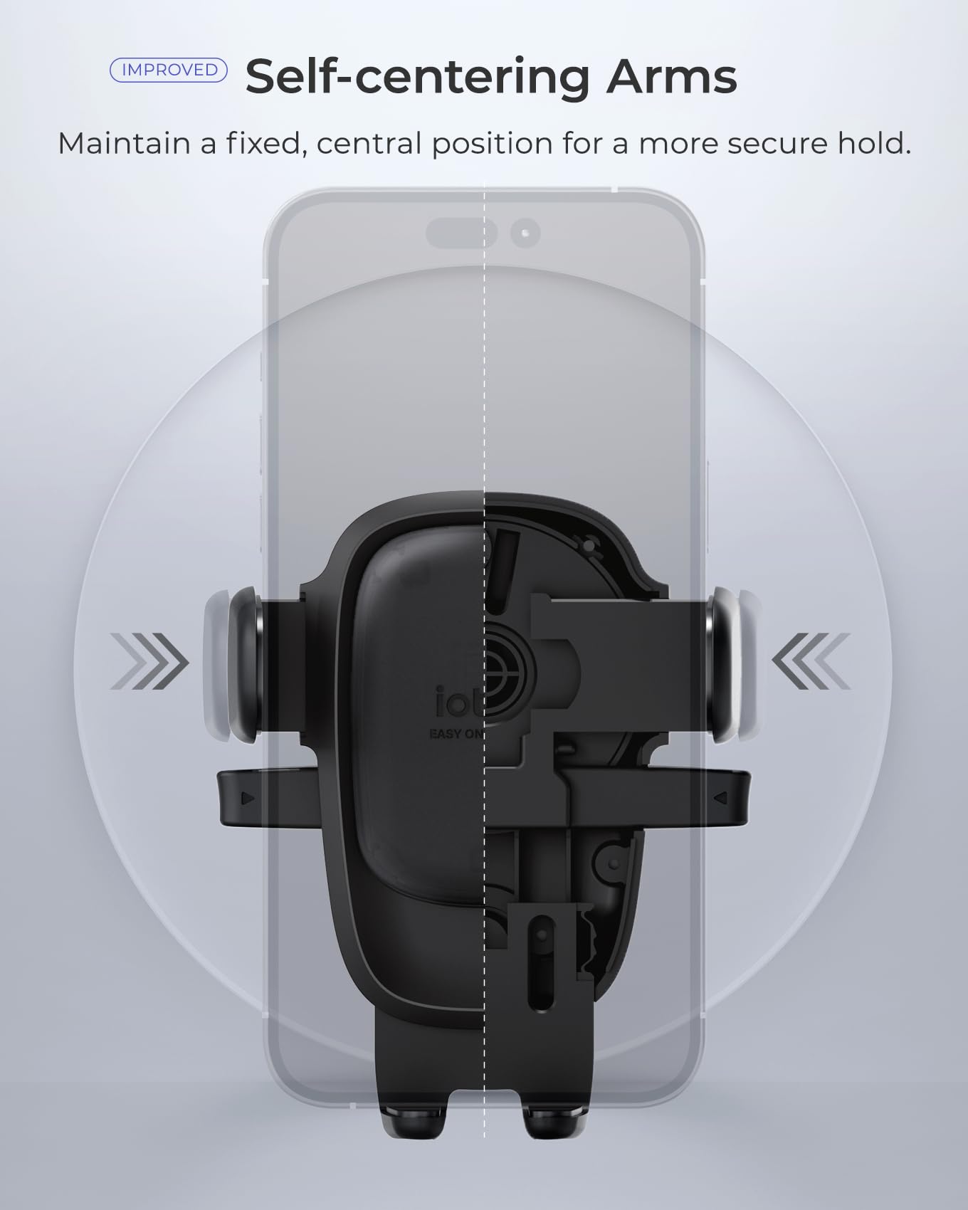iOttie Easy One Touch Advanced Air Vent Car Phone Mount - Universal Cell Phone Holder for iPhone, Google, Samsung, Moto, LG, and All Other Smartphones