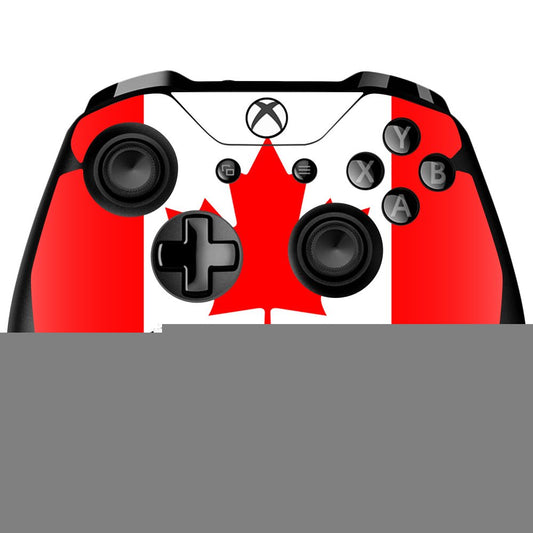 MightySkins Skin Compatible with Xbox One X Controller - Canadian Flag | Protective, Durable, and Unique Vinyl Decal wrap Cover | Easy to Apply
