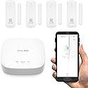 YoLink LoRa Smart Door Sensor Starter Kit: - 1/4 Mile Open-Air Range, Door Left-Open Reminders,5 Years Battery Life, SMS/Text, Email & App Alerts