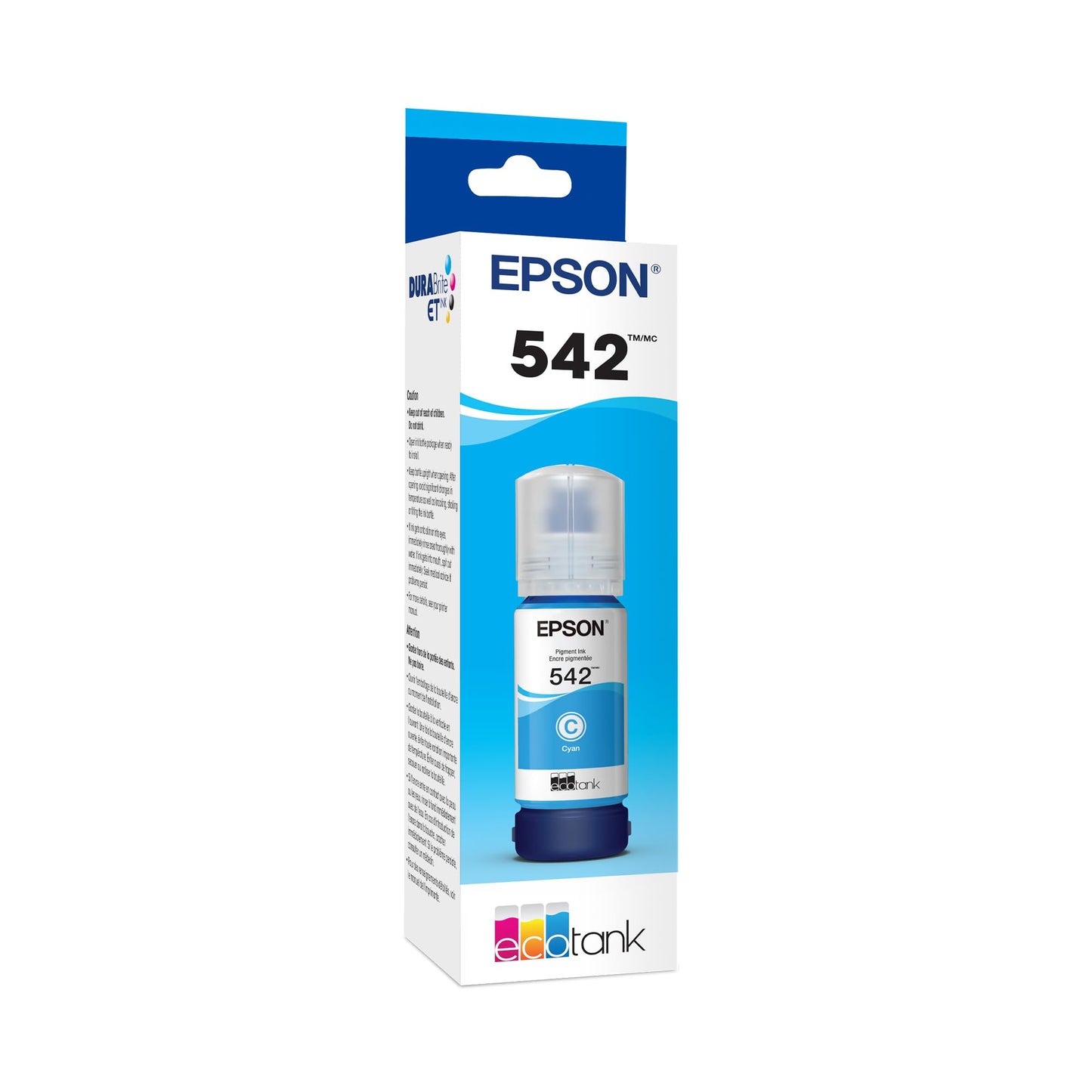 EPSON 542 EcoTank Pro Ink Ultra-high Capacity Bottle Cyan (T542220-S) Works with ET-5150, 5170, 5180, 5800, 5850, 5880, 16600, 16650