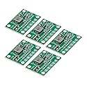 KOOBOOK 5Pcs DC DC Step Down Power Module 5-16V to 1.25V/1.5V/1.8V/2.5V/3.3V/5V 3A Adjustable Buck Voltage Converter Board