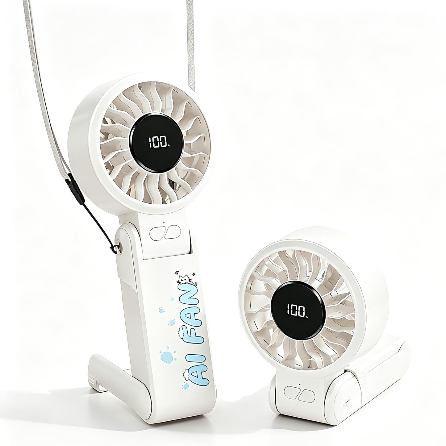 Blissfuhue 3 IN 1 Handheld Mini Fan - Portable Fan