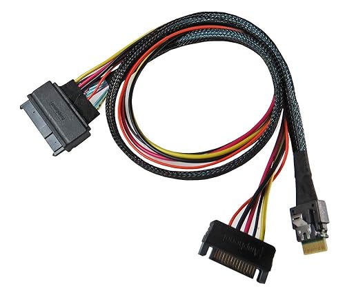 Micro SATA Cables | SlimSAS 4-Lane to U.2 (SFF-8639) PCIe Gen4 Cable