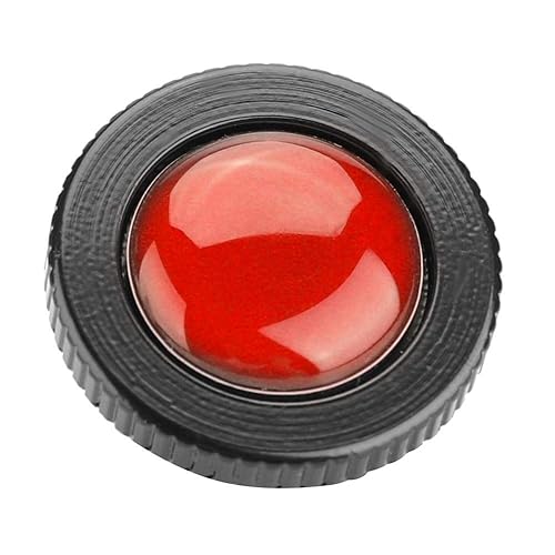 Mugast Mini Quick Release Plate, Aluminium Alloy Round Quick Release Plate with Standard 1/4inch Screw for Compact Action (Red)