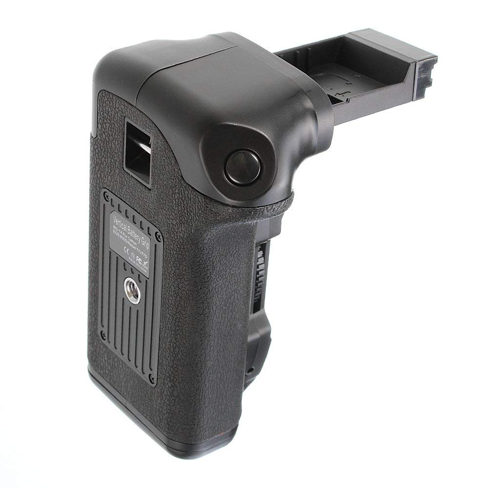 Vertical Battery Grip Holder for Canon EOS 800D/ Rebel T7i 77D X9i DSLR Camera Compatible with 1 or 2 PCS LP-E17 Battery