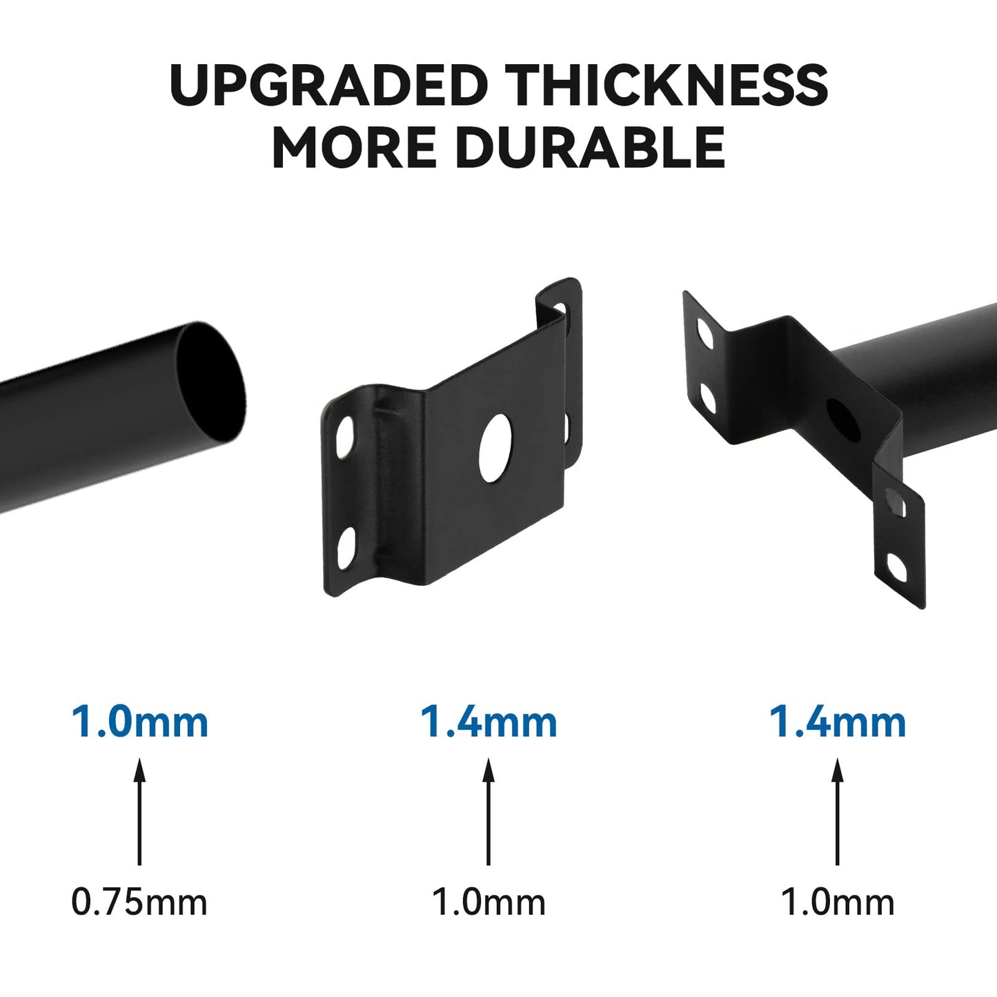 Mounting Brackets Extension Arm for Solar Street Light, Light Fixture Bracket Pole for Wall, Fence, Tree, Yard, Barn