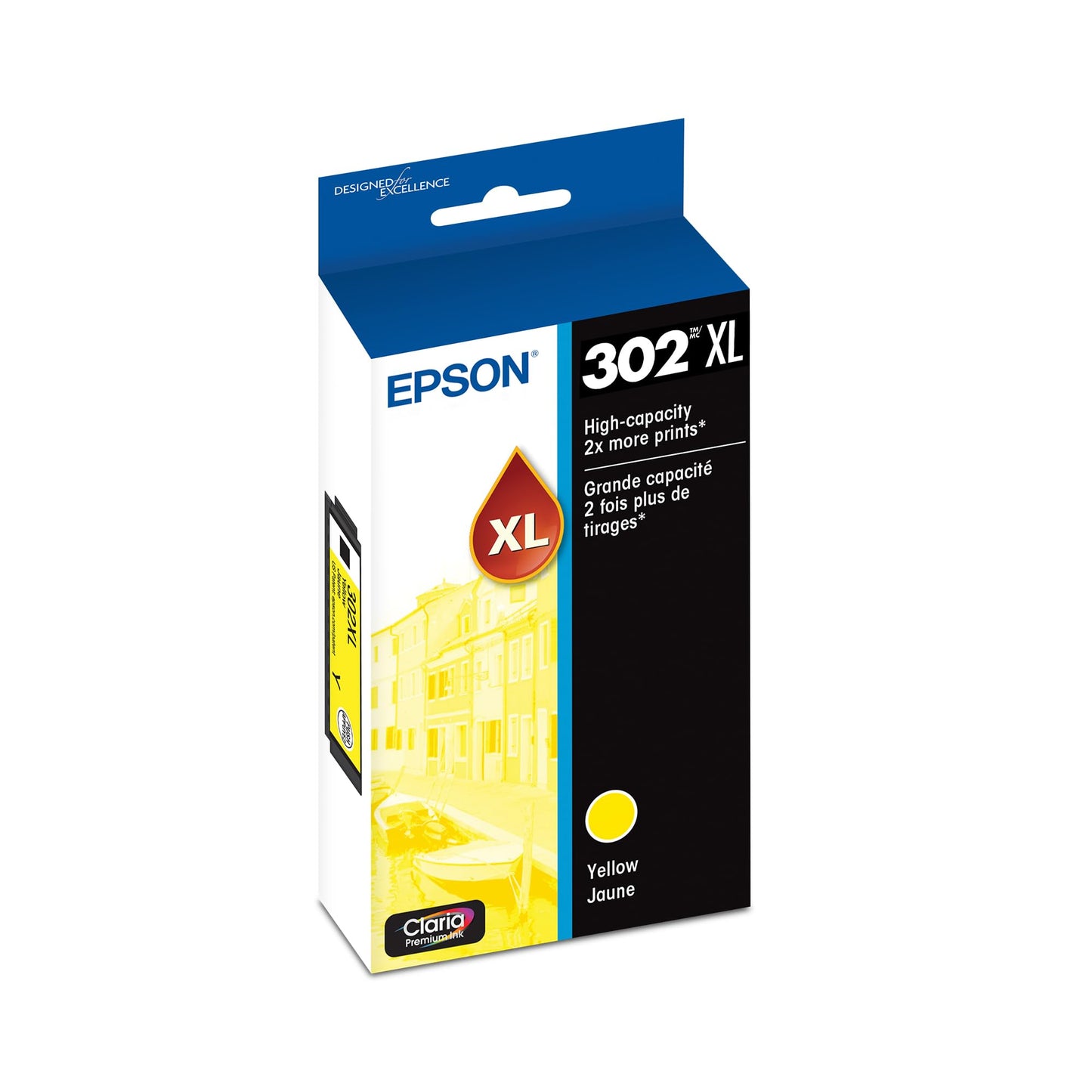 Epson T302XL420 Claria Premium High-capacity Ink Cartridge - Yellow