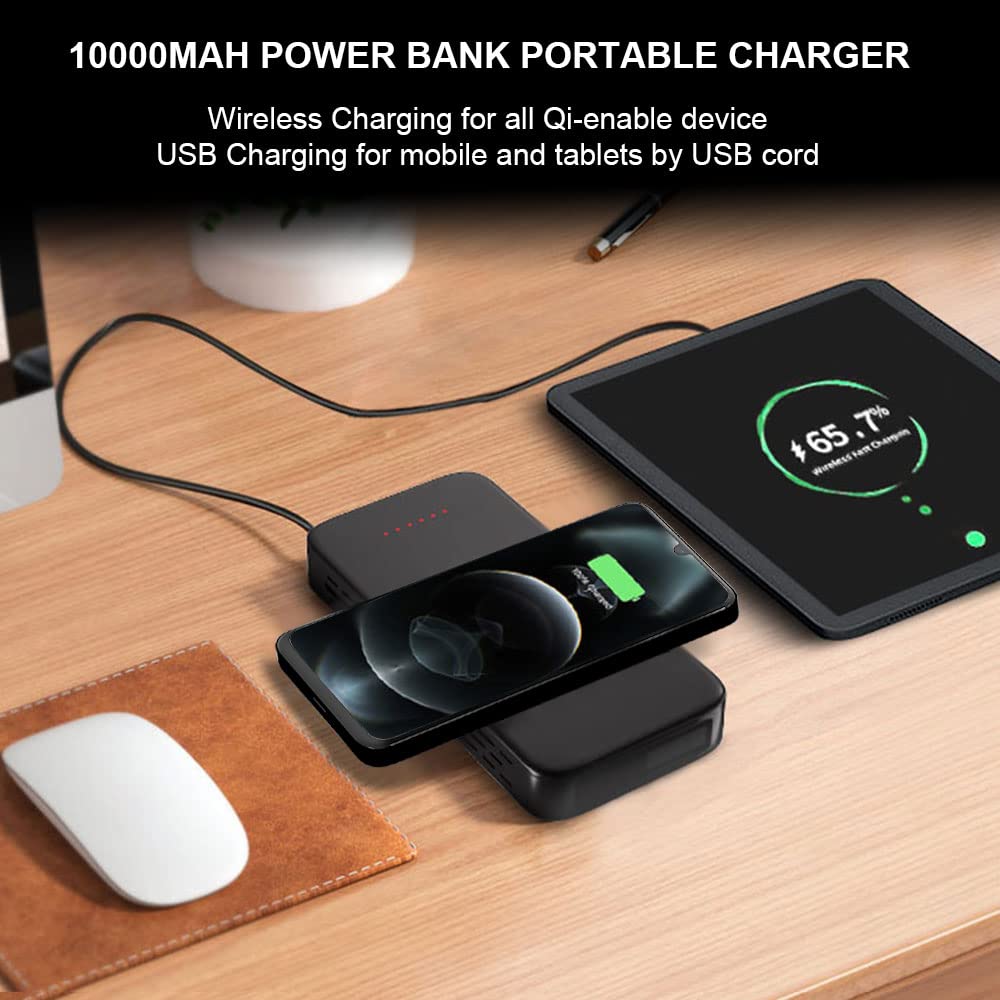 Wireless WiFi Security Camera in Power Bank, Real 1080P FULL HD Mini Camera Wireless&USB Charger with Video Recording, Mobile Phone APP Remote