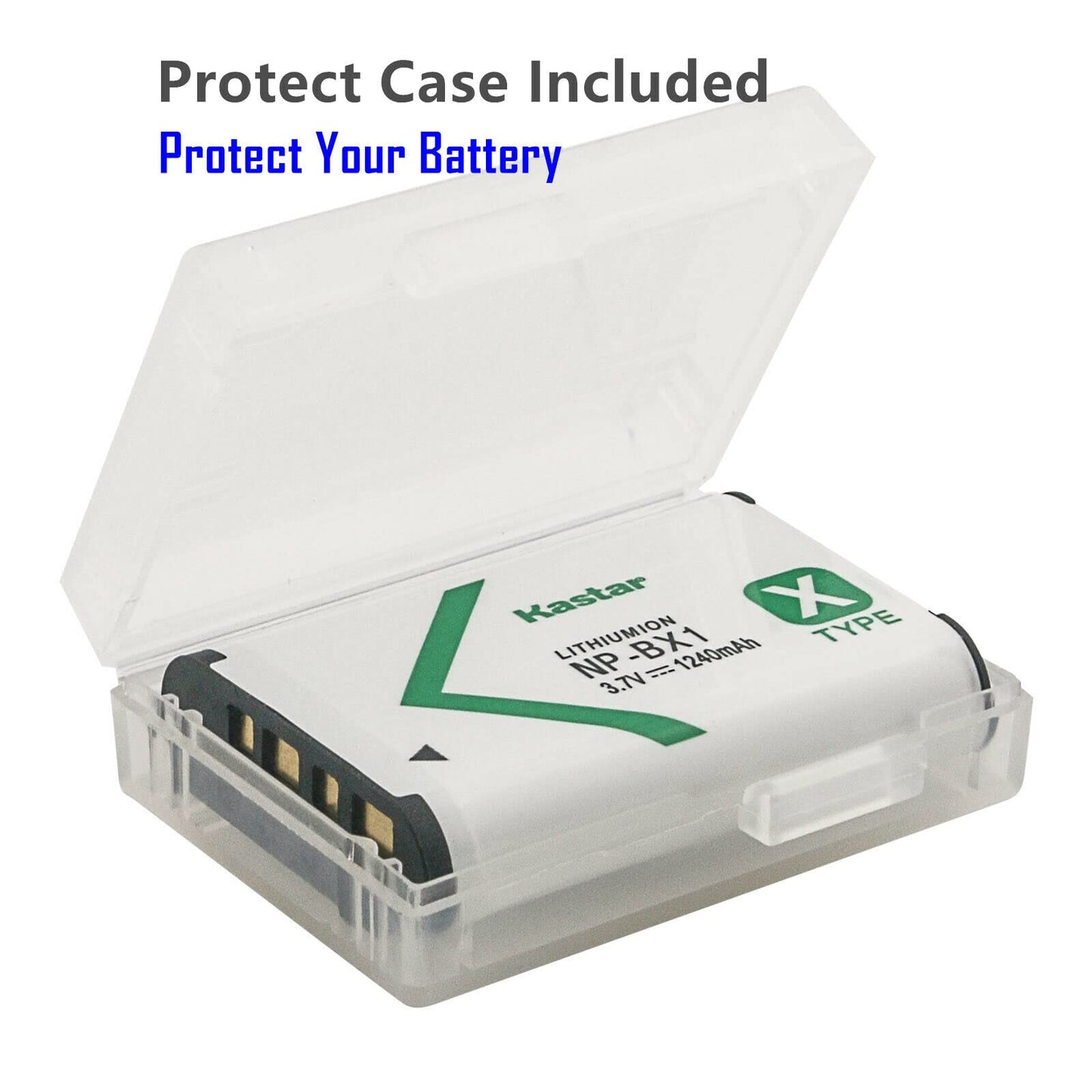 Kastar 3-Pack NP-BX1 Battery and LTD2 USB Charger Replacement for Sony HDR-AS300, HDR-AS50 Action Cam, HDR-AS50R, HDR-CX240, HDR-CX240E, HDR-CX405