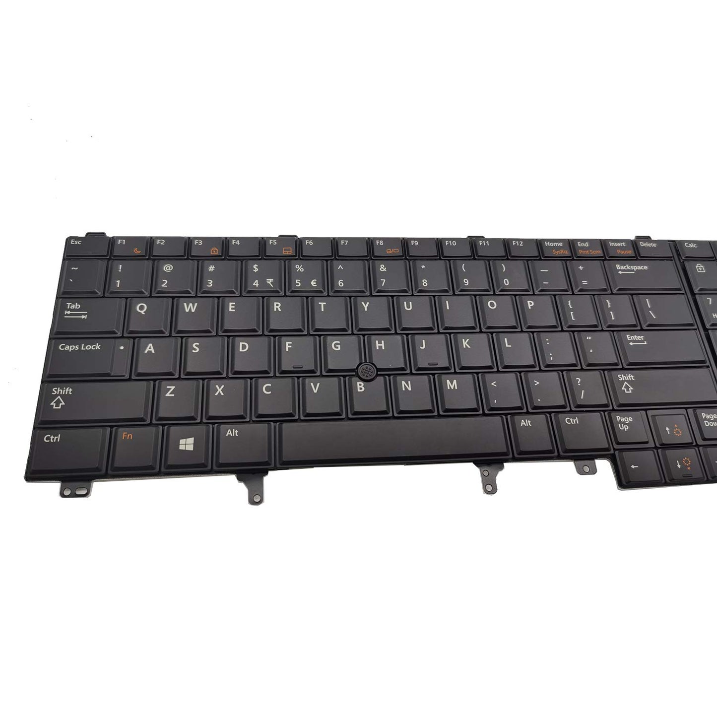 LAIKA US Layout Notebook Keyboard for e6520 e6530 e6540 e5520 E5530 Series, Black, with Backlight, with Remote Control Lever, e6520