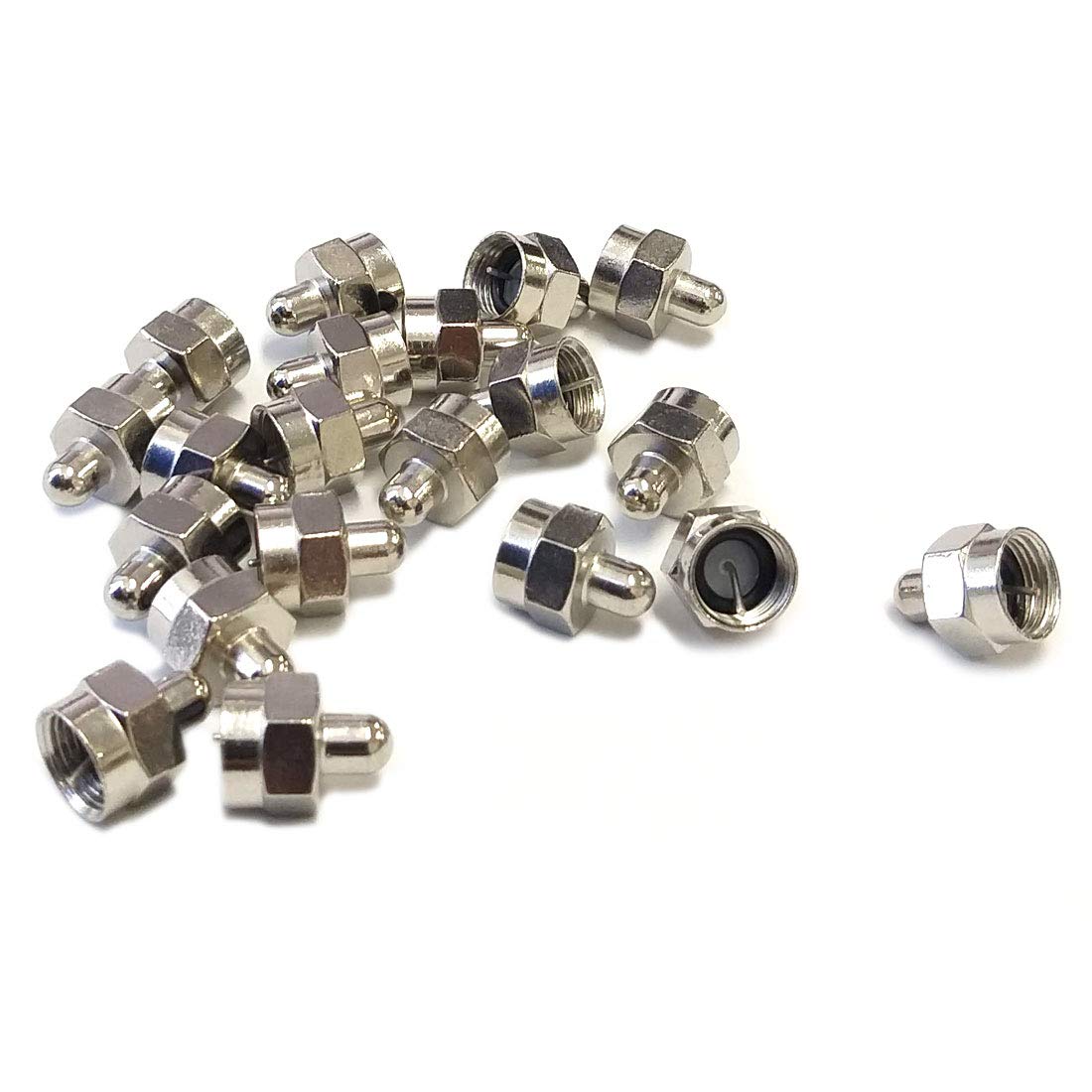 20 Pack Termination of a 75 Ohm Type F line, Commonly Found Type F Connector widely Used