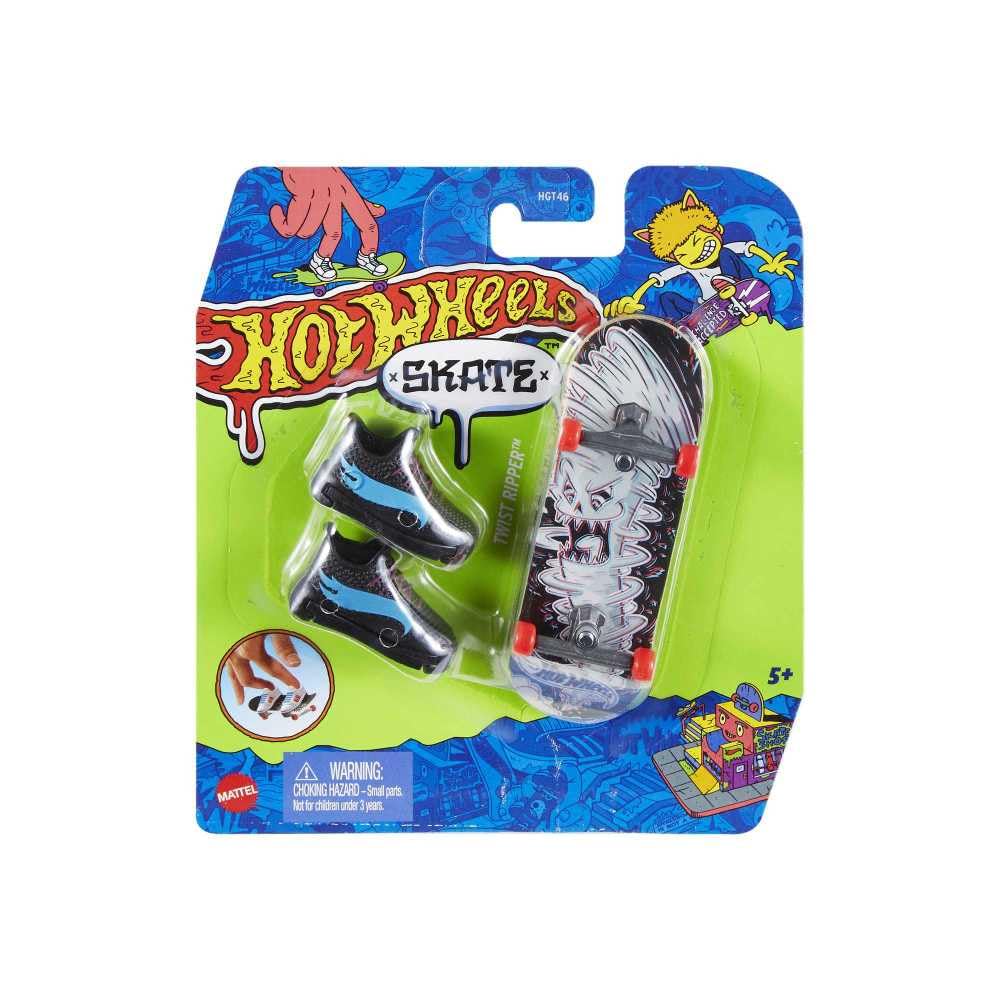 Hot Wheels Mattel - Mini Skateboard Shoes Assorted, Multicoloured (HNG40)