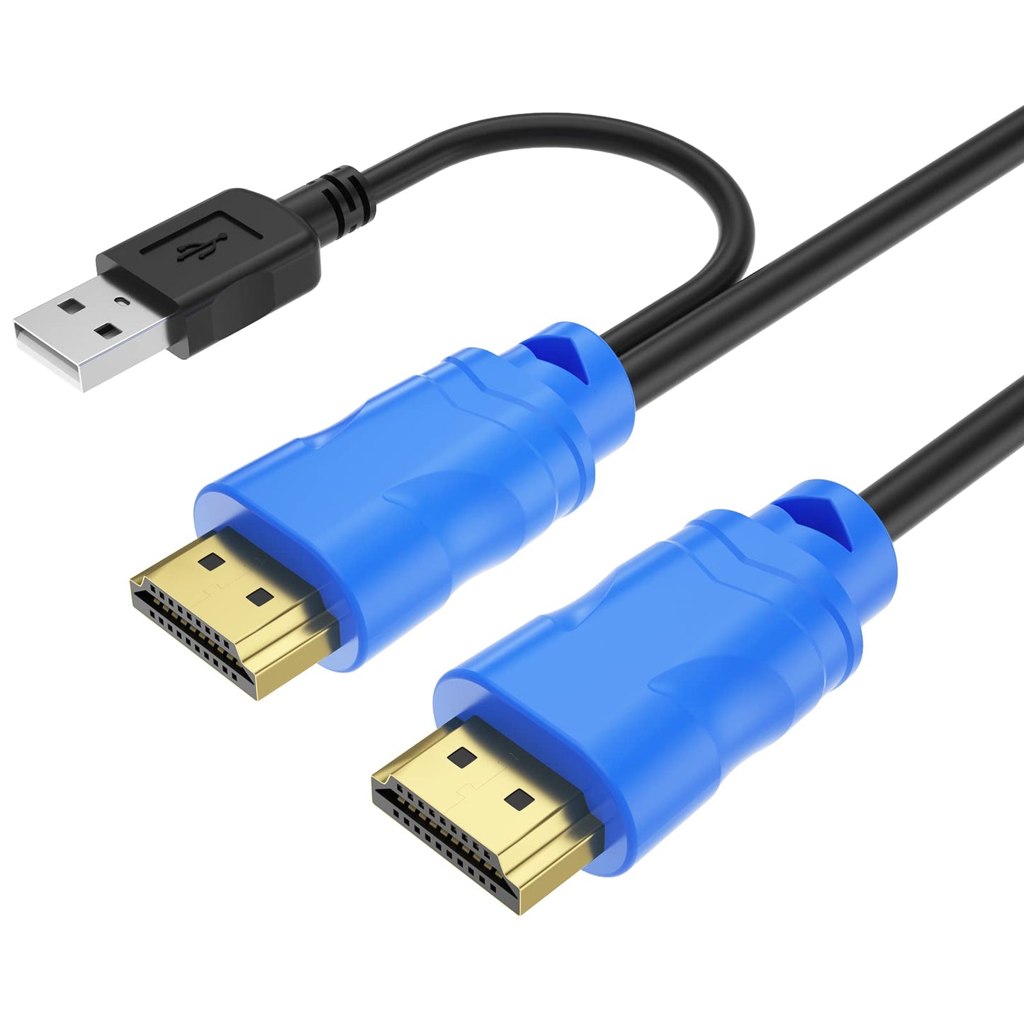 Yinker KVM Cable 16ft 2 Pack, USB HDMI KVM Cable for HDMI KVM Switch 2in1 Integrated Cable (5m)