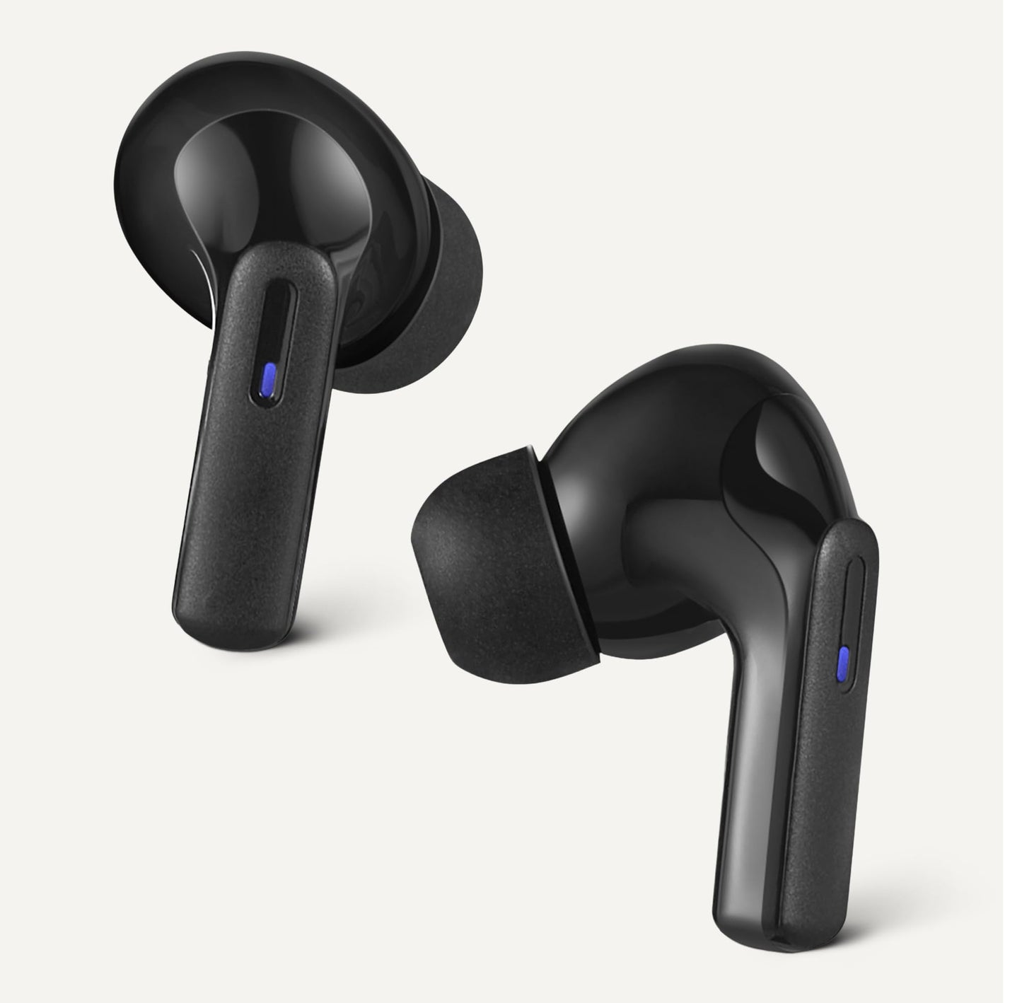 Amazon Basics Bluetooth Headphones True Wireless Earbuds IPX4Waterproof, in-Ear w/Mic,Charging Case, Black