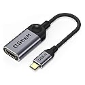 QGeeM USB C to HDMI Adapter 4K Cable, USB Type-C to HDMI Adapter [Thunderbolt 3/4] HDMI for Laptop MacBook Pro/Air, iPhone 15 16 17 Pro max, Dell XPS