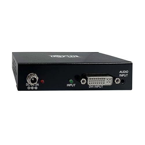 Tripp Lite 2-Port DVI Splitter, 1080p @ 60Hz Quality, 1 DVI-D to 2 DVI-D Displays, International Plug Adapters for North America EU UK & Australia