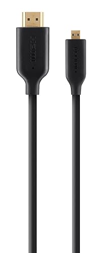Belkin High Speed Ultra-Thin HDMI to Micro HDMI Cable (Supports Amazon Fire TV and other HDMI-Enabled Devices), HDMI 2.0 / 4k Compatible, 6 Feet