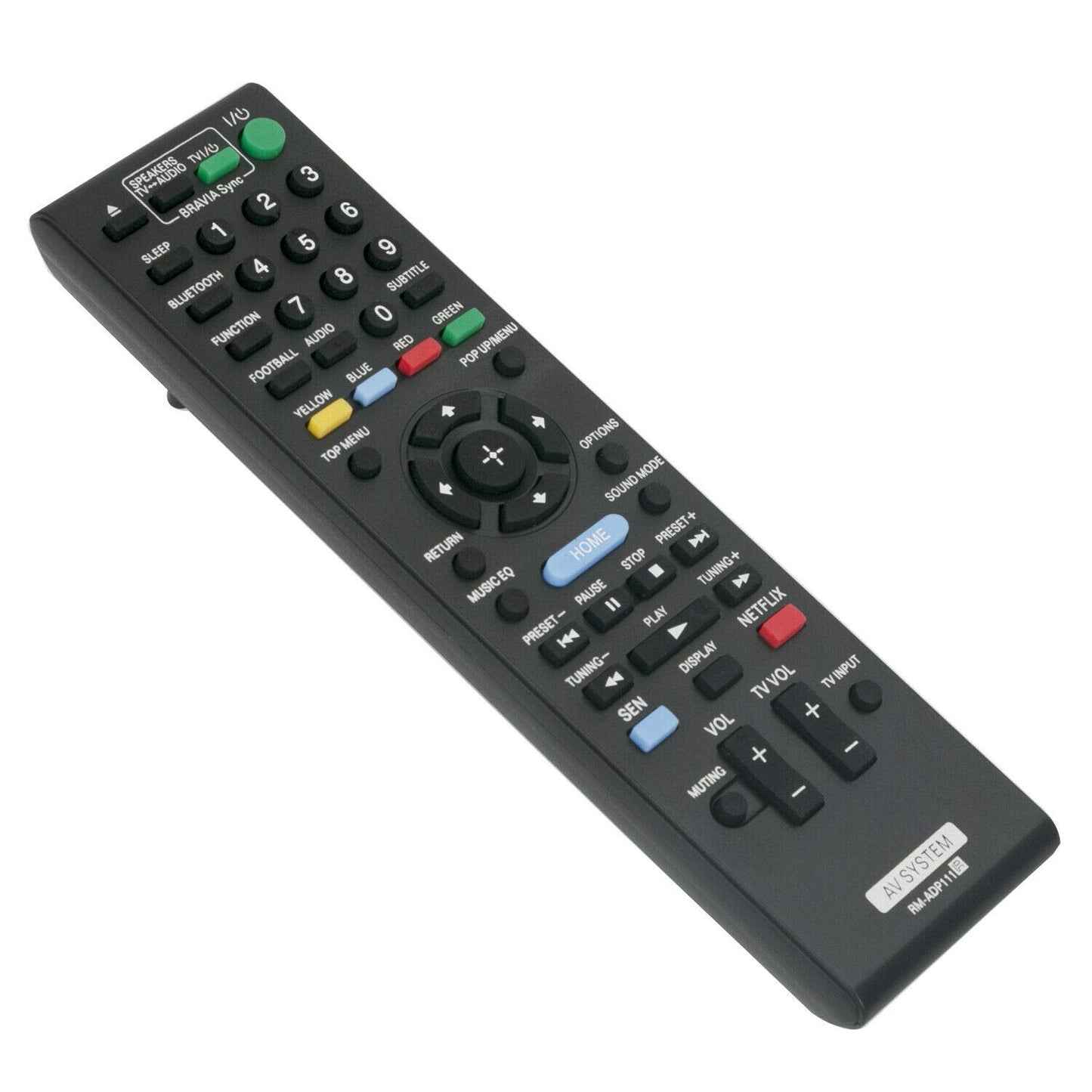New RM-ADP111 Replace Remote Control for Sony Blu-ray Player BDV-E3100 BDV-E6100 BDVE4100