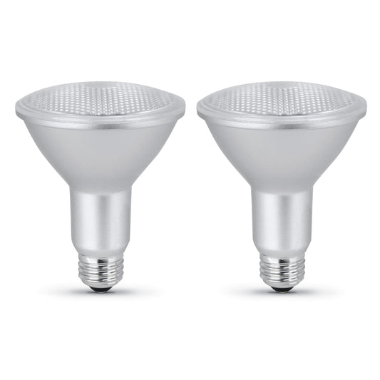 Feit Electric LED PAR30 Light Bulb, 75W Eq, Daylight, 2 Pack